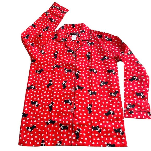 ❤️ Red Hot Duo – Angelina Two-Piece Flannel Cotton Limited Drop Pajama Bundle - Picture 7 of 9